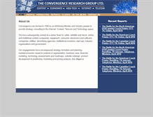 Tablet Screenshot of convergenceonline.com